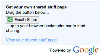 shared stuff buton